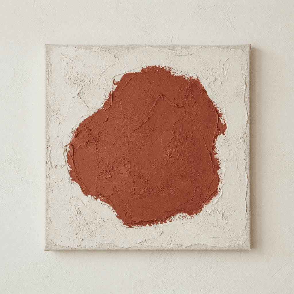 Quietud, acrílico mate sobre tela, 80 × 80 cm
