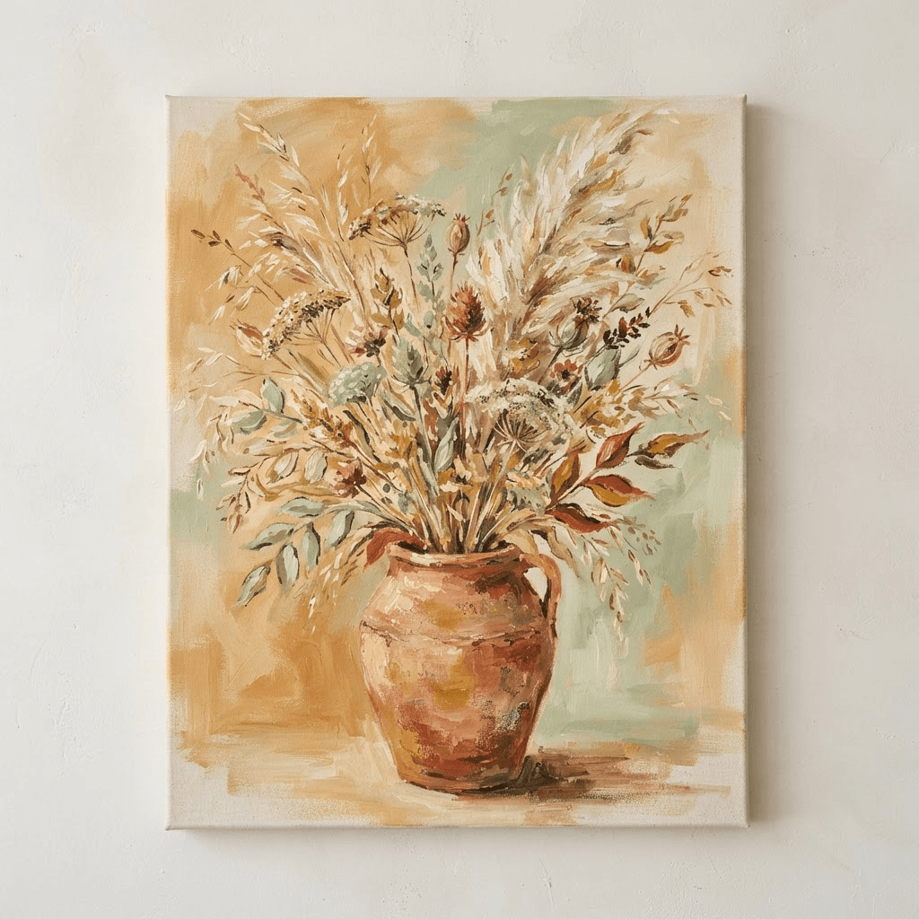 Ramo seco, acrílico sobre tela, 50 × 70 cm